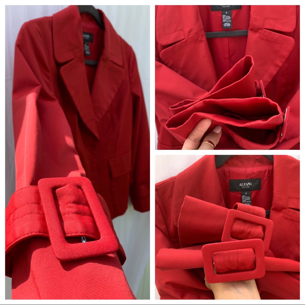🌹 Alfani Petite Jacket Coat | Romatic Red | 🌹 - Picture 2 of 8